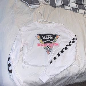 cropped vans shirt
